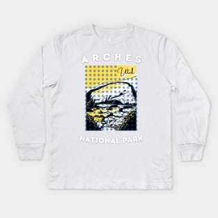 Arches National Park Kids Long Sleeve T-Shirt